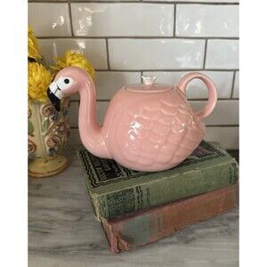 Fun Contemporary Paperchase Novelty Pink 3D Flamingo Teapot Nice Tea Lover Gift